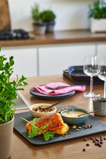 Rezept - Gegrillte Ananas mit Espresso-Joghurt | EILLES KAFFEE